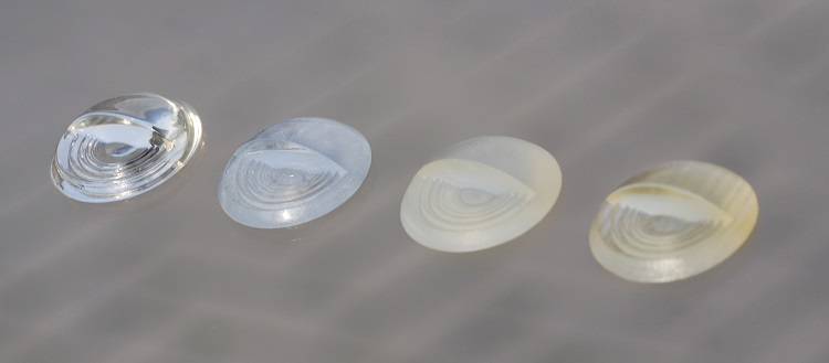 Transparent plastic materials from optically clear to semi-translucent materials serving a variety of purposes.