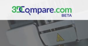 3DCompare: Transparant 3D Printing Prices by Trusted Providers Image for 3DPrinting.lighting including the 3DPCompare logo