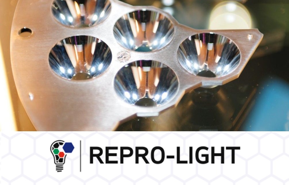 Image projecting the Luminaire of the Future by Repro-light for 3DPrinting.Lighting