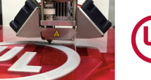 Independent UL 3D Printing Research Study on Safety and Performance for 3D Printed Plastic Parts Header image for blogpost UL 3D Printing Research Study at 3DPrinting.Lighting. Image and logo courtesy of UL